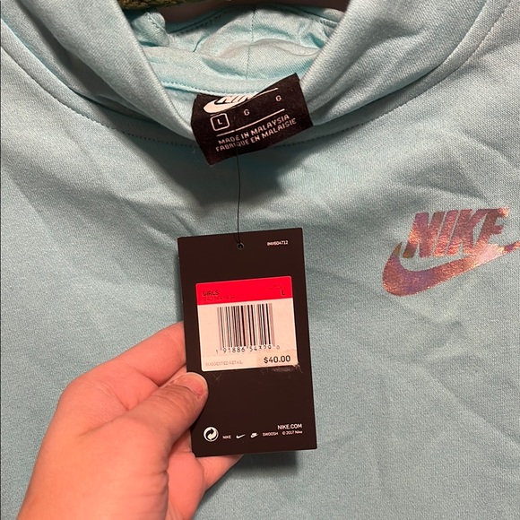 Nike Turquoise Sweatshirt - Picture 5 of 6